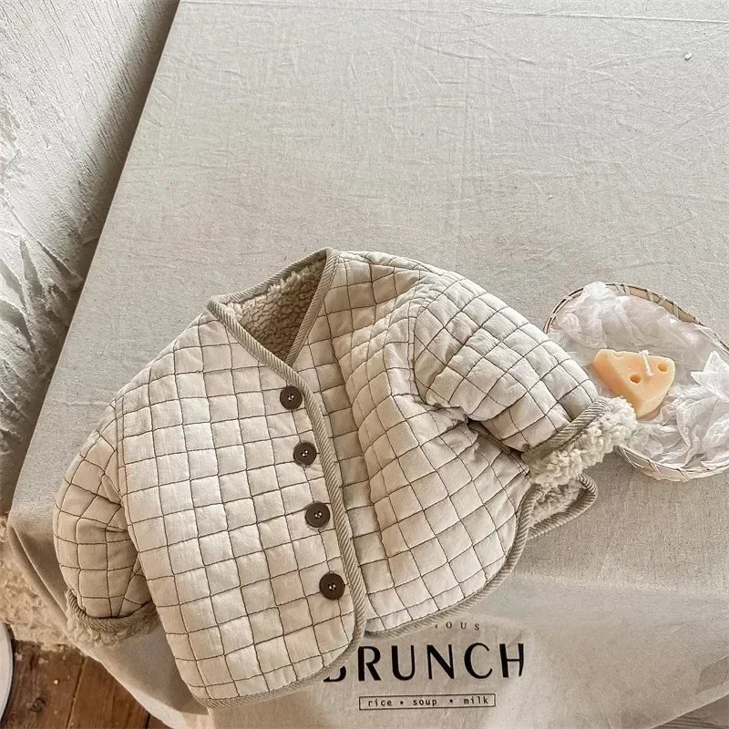 CHAQUETA ACOLCHADA CUADROS