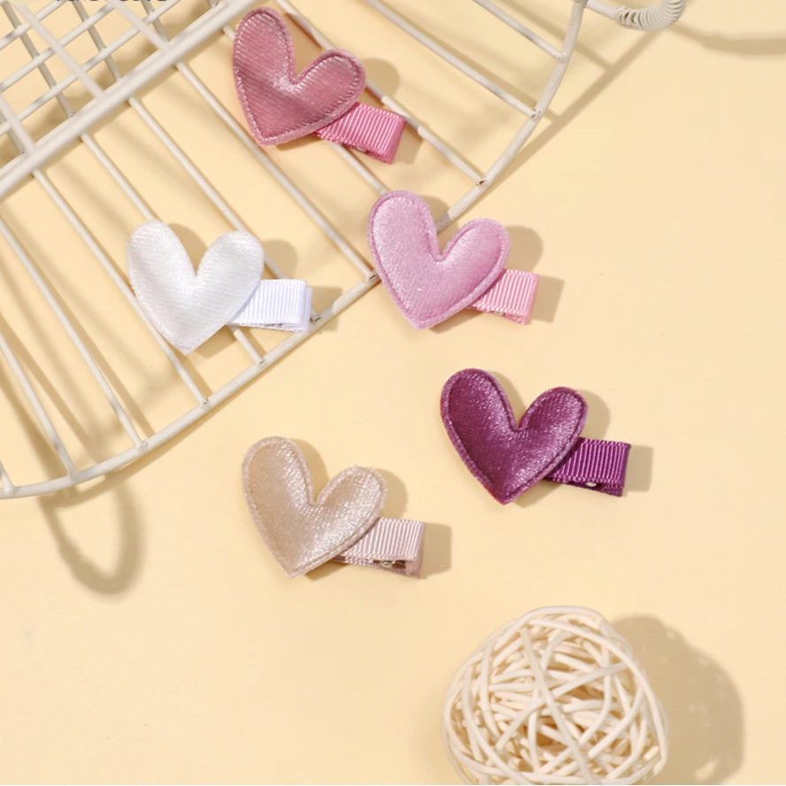 CLIPS VELVET CORAZÓN